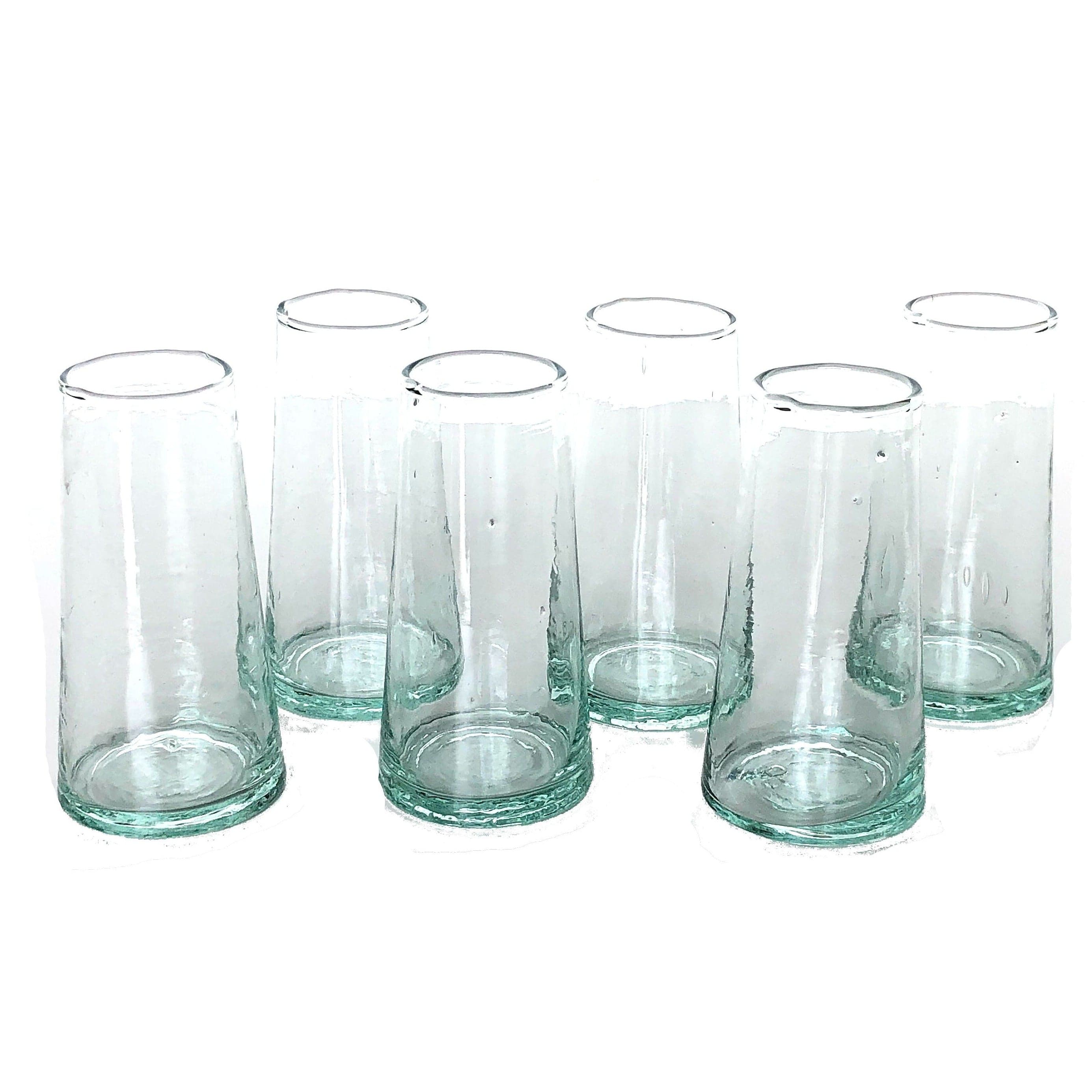 Set of clear beldi champagne glasses